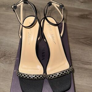 Betsey Johnson Womens Tayla Sandal Black Size 9.5 M